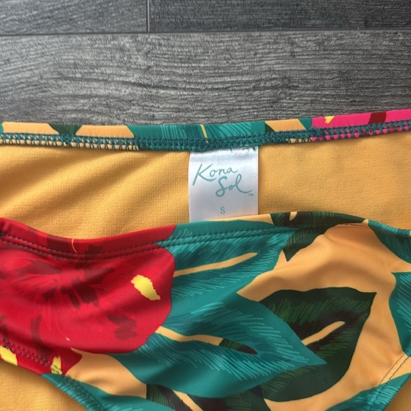 Kona Sole Res Floral Hipster Bikini Bottoms - Picture 3 of 5